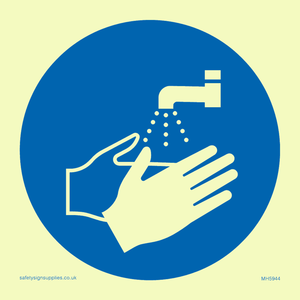MH5944: Hand wash symbol