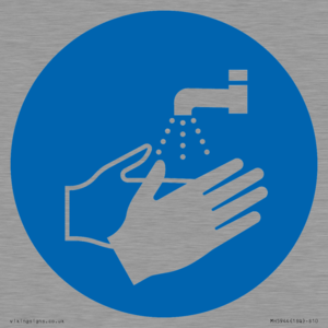 MH5944: Hand wash symbol