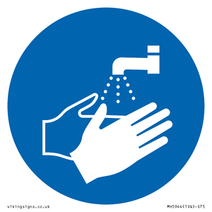 MH5944: Hand wash symbol