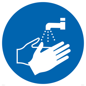 MH5944: Hand wash symbol