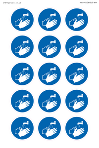 MH5944: Hand wash symbol