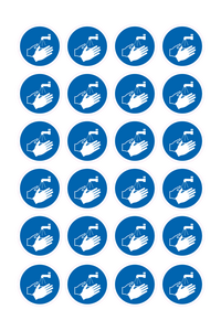 MH5944: Hand wash symbol