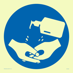 MH5955: Hand sanitiser symbol