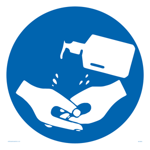 MH5955: Hand sanitiser symbol