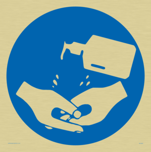 MH5955: Hand sanitiser symbol
