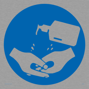 MH5955: Hand sanitiser symbol