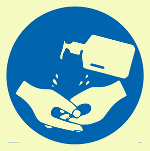 MH5955: Hand sanitiser symbol
