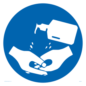 MH5955: Hand sanitiser symbol