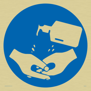 MH5955: Hand sanitiser symbol