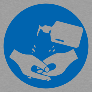 MH5955: Hand sanitiser symbol