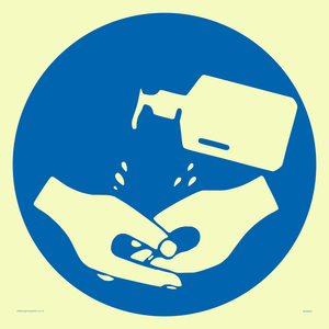 MH5955: Hand sanitiser symbol