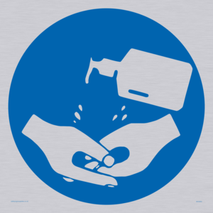 MH5955: Hand sanitiser symbol