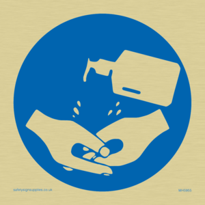 MH5955: Hand sanitiser symbol