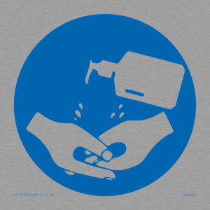 MH5955: Hand sanitiser symbol