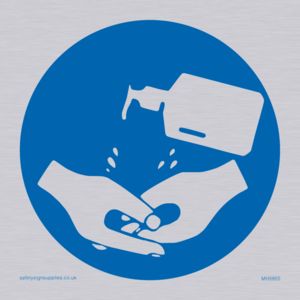 MH5955: Hand sanitiser symbol