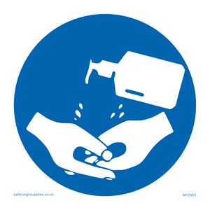 MH5955: Hand sanitiser symbol