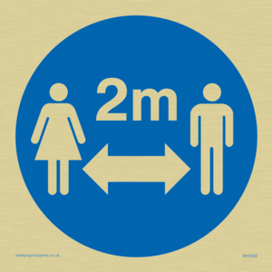 MH5956: Social distance symbol