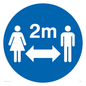 MH5956: Social distance symbol
