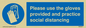 MH5977: Please use the gloves provided and practice social distancing