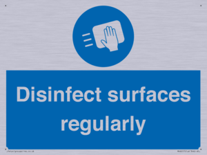 MH6017: Disinfect surfaces regularly
