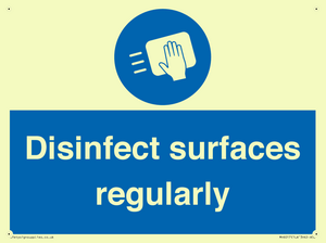 MH6017: Disinfect surfaces regularly