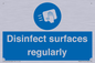 MH6017: Disinfect surfaces regularly