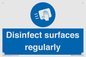 MH6017: Disinfect surfaces regularly