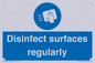 MH6017: Disinfect surfaces regularly
