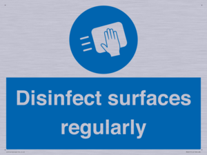 MH6017: Disinfect surfaces regularly