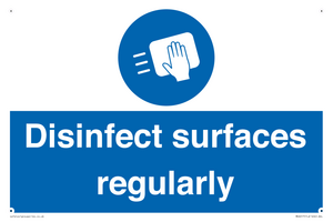 MH6017: Disinfect surfaces regularly