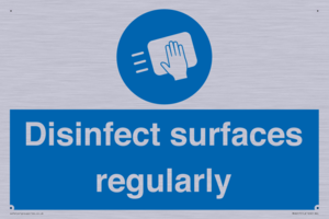 MH6017: Disinfect surfaces regularly