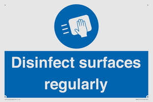 MH6017: Disinfect surfaces regularly