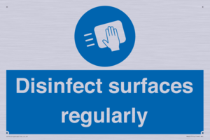 MH6017: Disinfect surfaces regularly