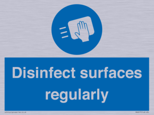 MH6017: Disinfect surfaces regularly