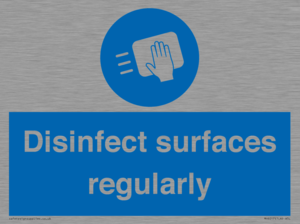 MH6017: Disinfect surfaces regularly
