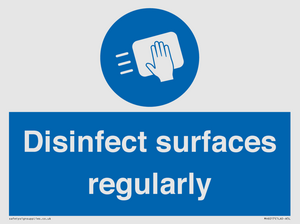 MH6017: Disinfect surfaces regularly