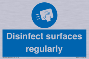 MH6017: Disinfect surfaces regularly