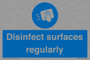 MH6017: Disinfect surfaces regularly