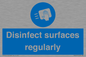 MH6017: Disinfect surfaces regularly