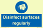 MH6017: Disinfect surfaces regularly
