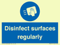 MH6017: Disinfect surfaces regularly