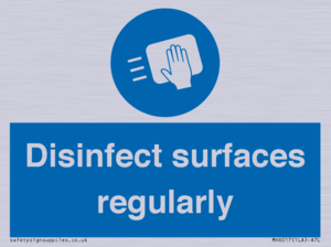 MH6017: Disinfect surfaces regularly