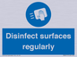 MH6017: Disinfect surfaces regularly