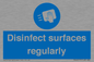 MH6017: Disinfect surfaces regularly