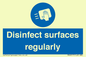 MH6017: Disinfect surfaces regularly