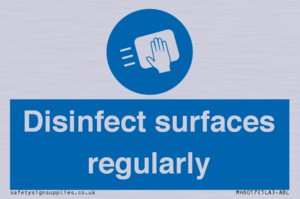 MH6017: Disinfect surfaces regularly