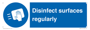 MH6017: Disinfect surfaces regularly