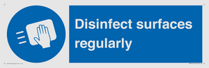 MH6017: Disinfect surfaces regularly