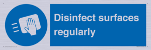 MH6017: Disinfect surfaces regularly