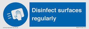 MH6017: Disinfect surfaces regularly